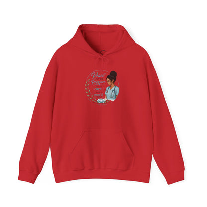 Hoodie — "Peace Over Perfection" Inspirational Womens Pullover