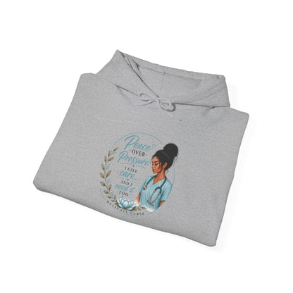 Hoodie — "Peace Over Perfection" Inspirational Womens Pullover