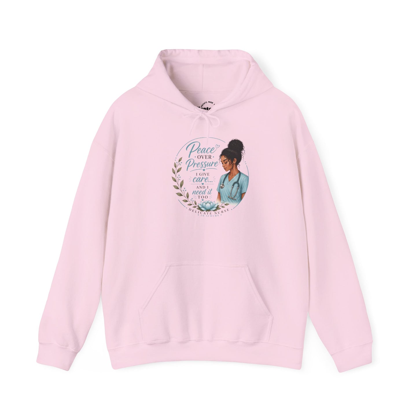 Hoodie — "Peace Over Perfection" Inspirational Womens Pullover
