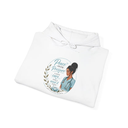 Hoodie — "Peace Over Perfection" Inspirational Womens Pullover