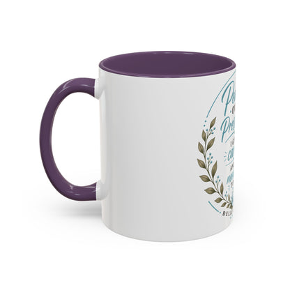 Coffee Mug  "Peace Over Pressure: I Give Care... And I Need It Too" Nurse Tribute
