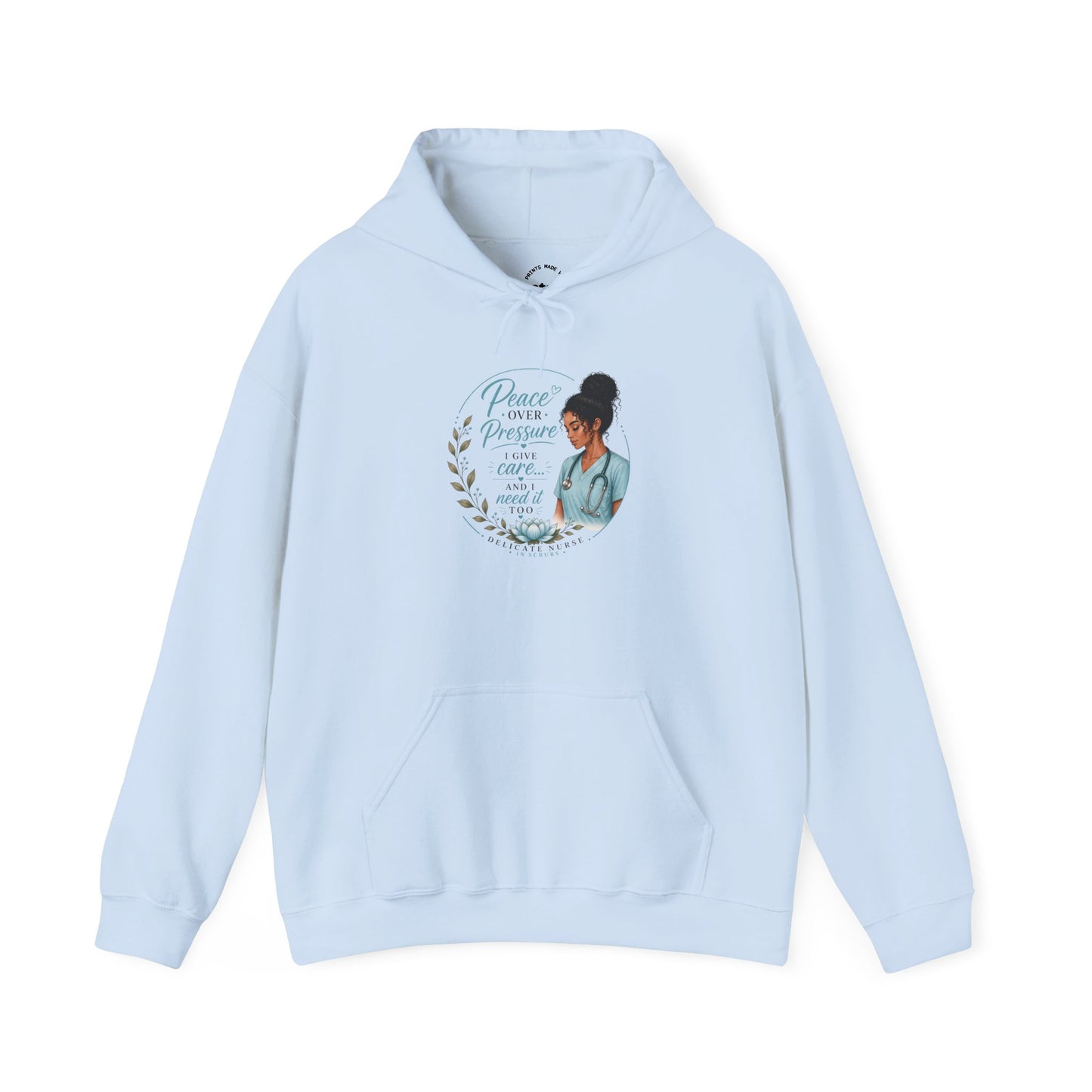 Hoodie — "Peace Over Perfection" Inspirational Womens Pullover