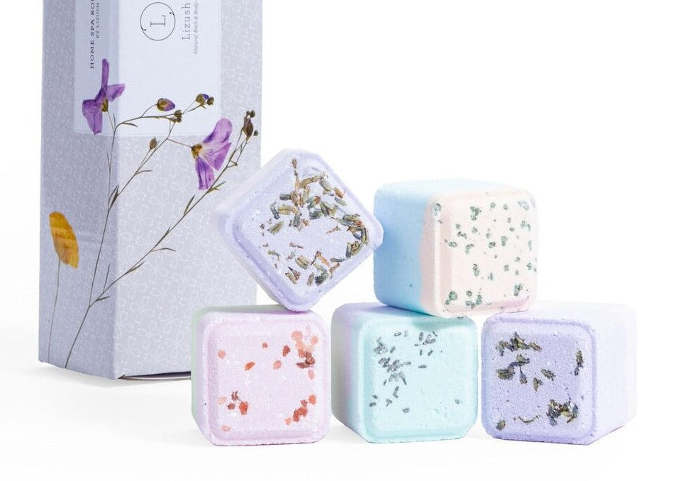 Mixed scents Shower Steamers Gift Set - 5 Big Fizzies, Cheer Up Package-0