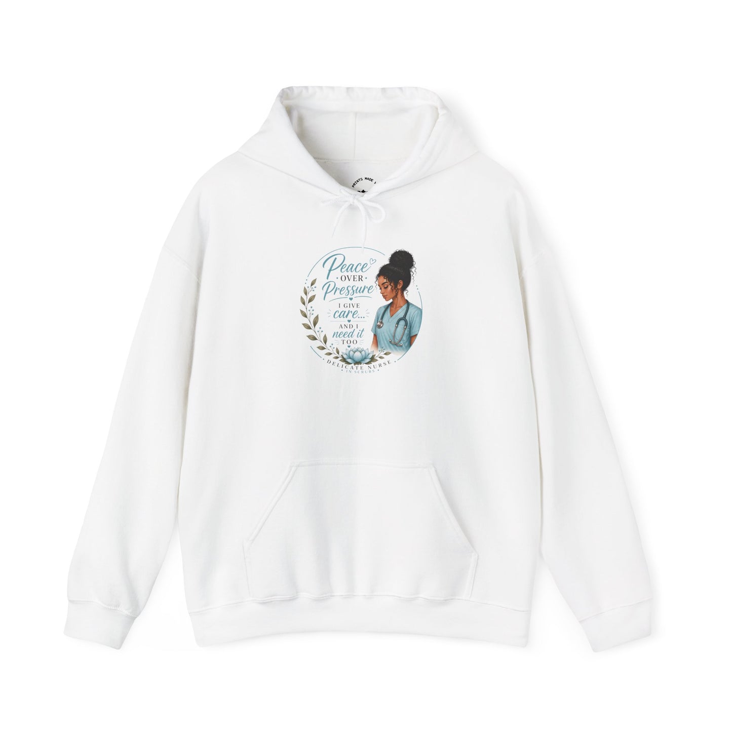 Hoodie — "Peace Over Perfection" Inspirational Womens Pullover