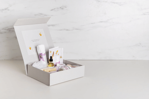A Special Day Gift, Birthday Gift Basket, Lavender Natural Bath & Body-2