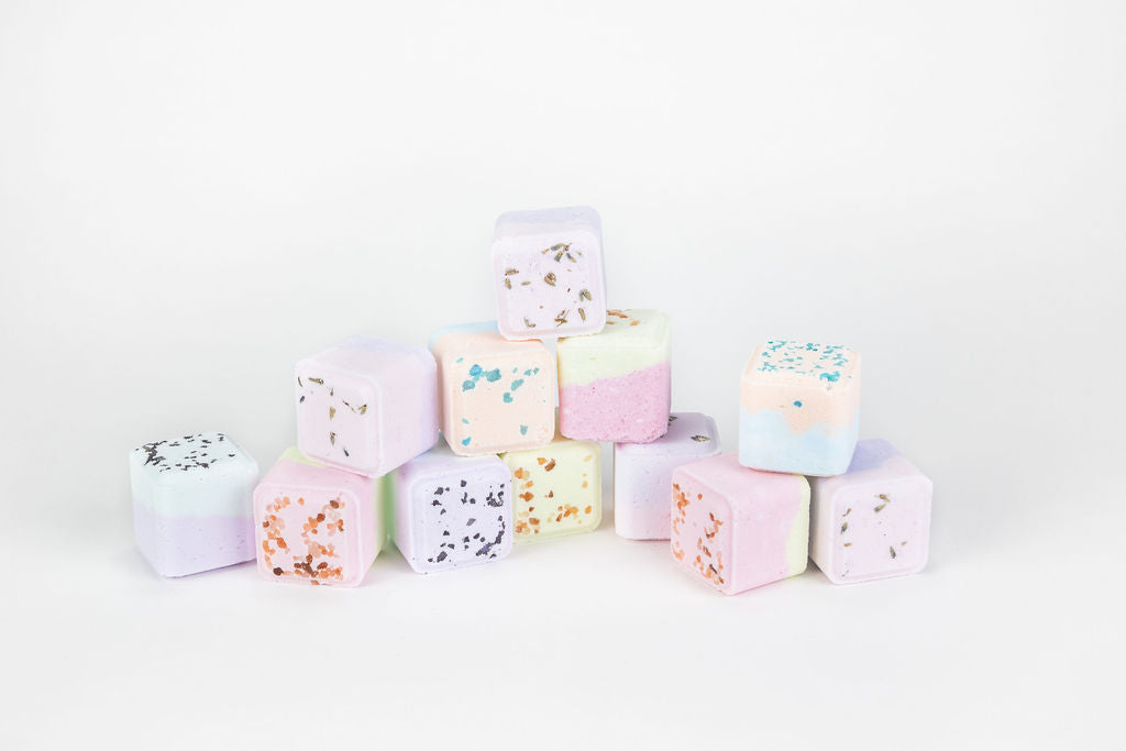 Mixed scents Shower Steamers Gift Set - 5 Big Fizzies, Cheer Up Package-4
