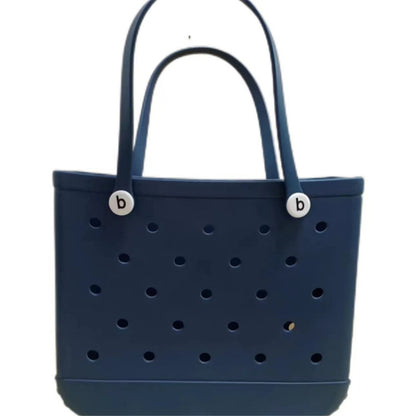 Factory wholesale EVA children's beach storage bag beach tote bag Europe and the United States new EVA hole bag vegetable basket