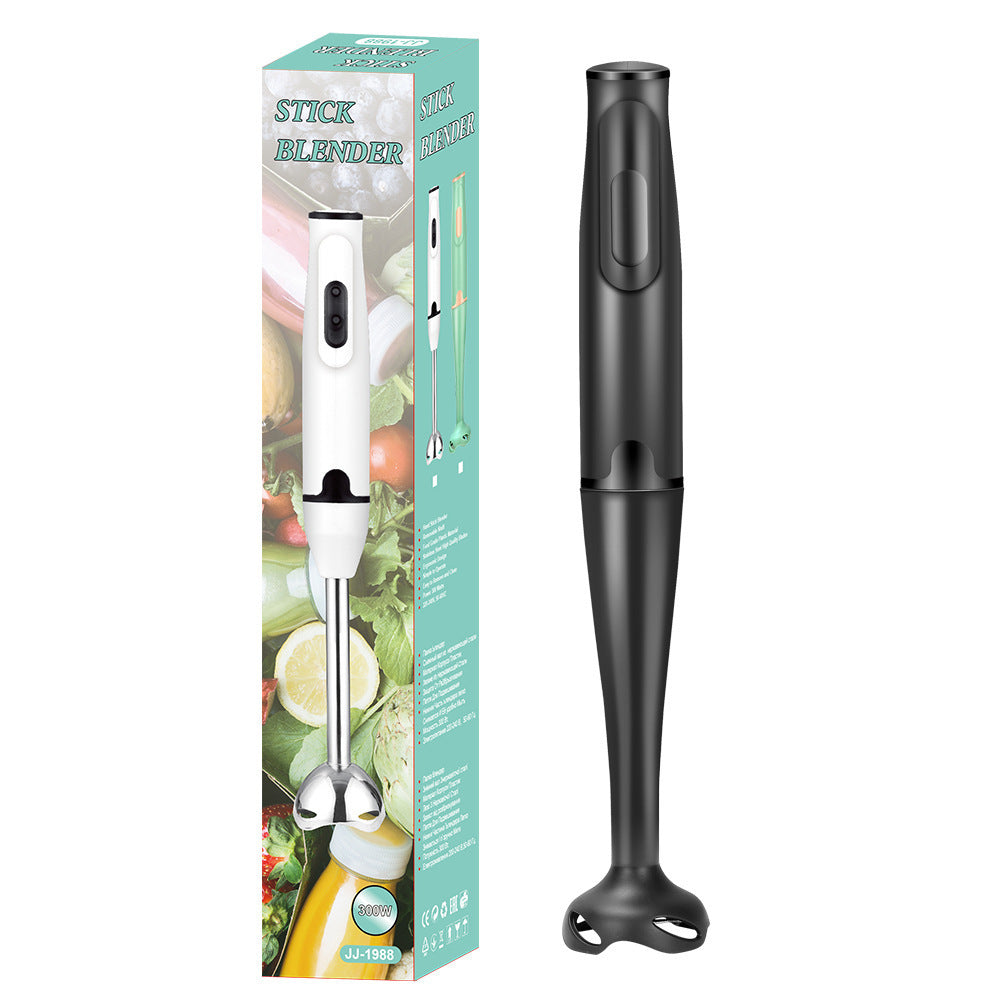 Cross-Border Blender, Household Chef's Machine, Food Processor, Juicer, Stainless Steel Blade, Multi-Functional Handheld Food Stick Blender