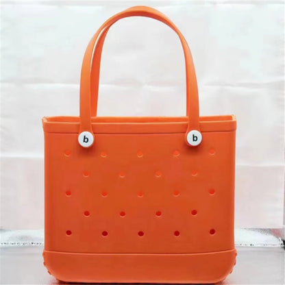 Factory wholesale EVA children's beach storage bag beach tote bag Europe and the United States new EVA hole bag vegetable basket