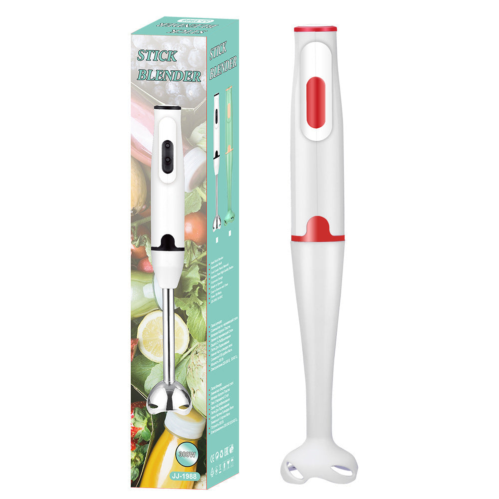 Cross-Border Blender, Household Chef's Machine, Food Processor, Juicer, Stainless Steel Blade, Multi-Functional Handheld Food Stick Blender