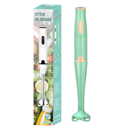 Cross-Border Blender, Household Chef's Machine, Food Processor, Juicer, Stainless Steel Blade, Multi-Functional Handheld Food Stick Blender