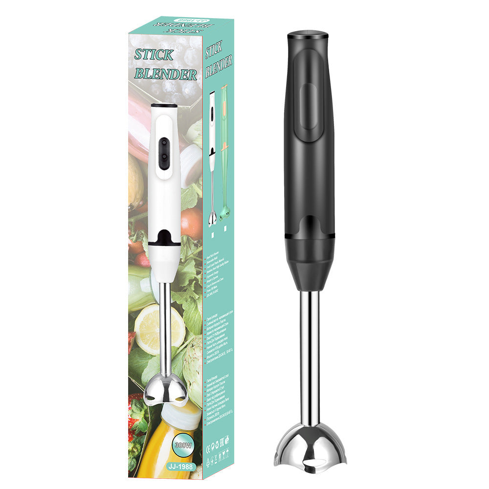 Cross-Border Blender, Household Chef's Machine, Food Processor, Juicer, Stainless Steel Blade, Multi-Functional Handheld Food Stick Blender