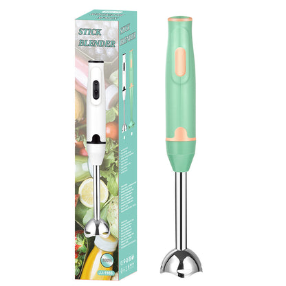 Cross-Border Blender, Household Chef's Machine, Food Processor, Juicer, Stainless Steel Blade, Multi-Functional Handheld Food Stick Blender