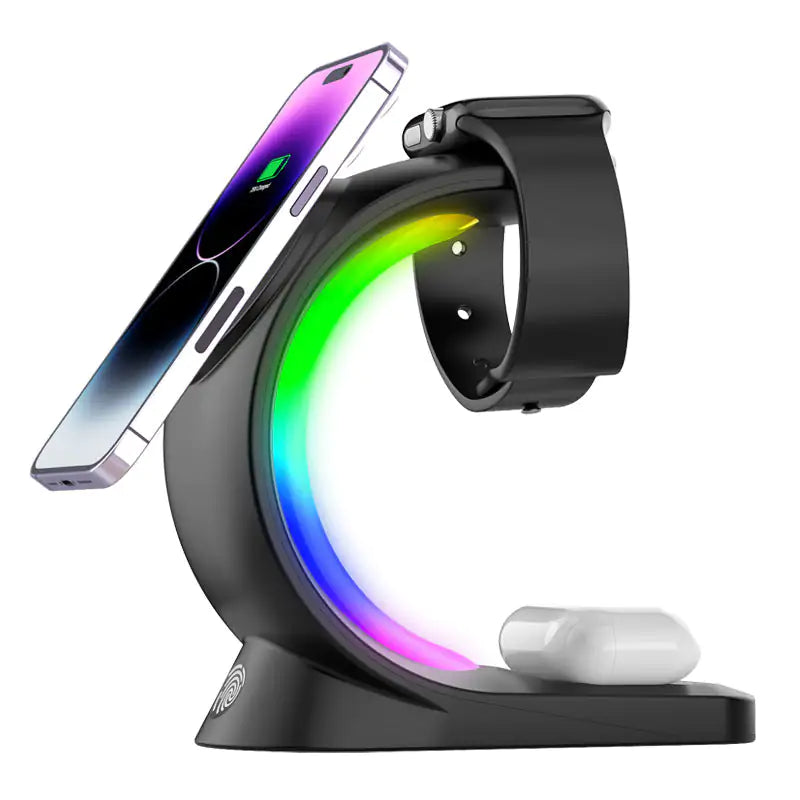 3-in-1 Magnetic Wireless Charging Station