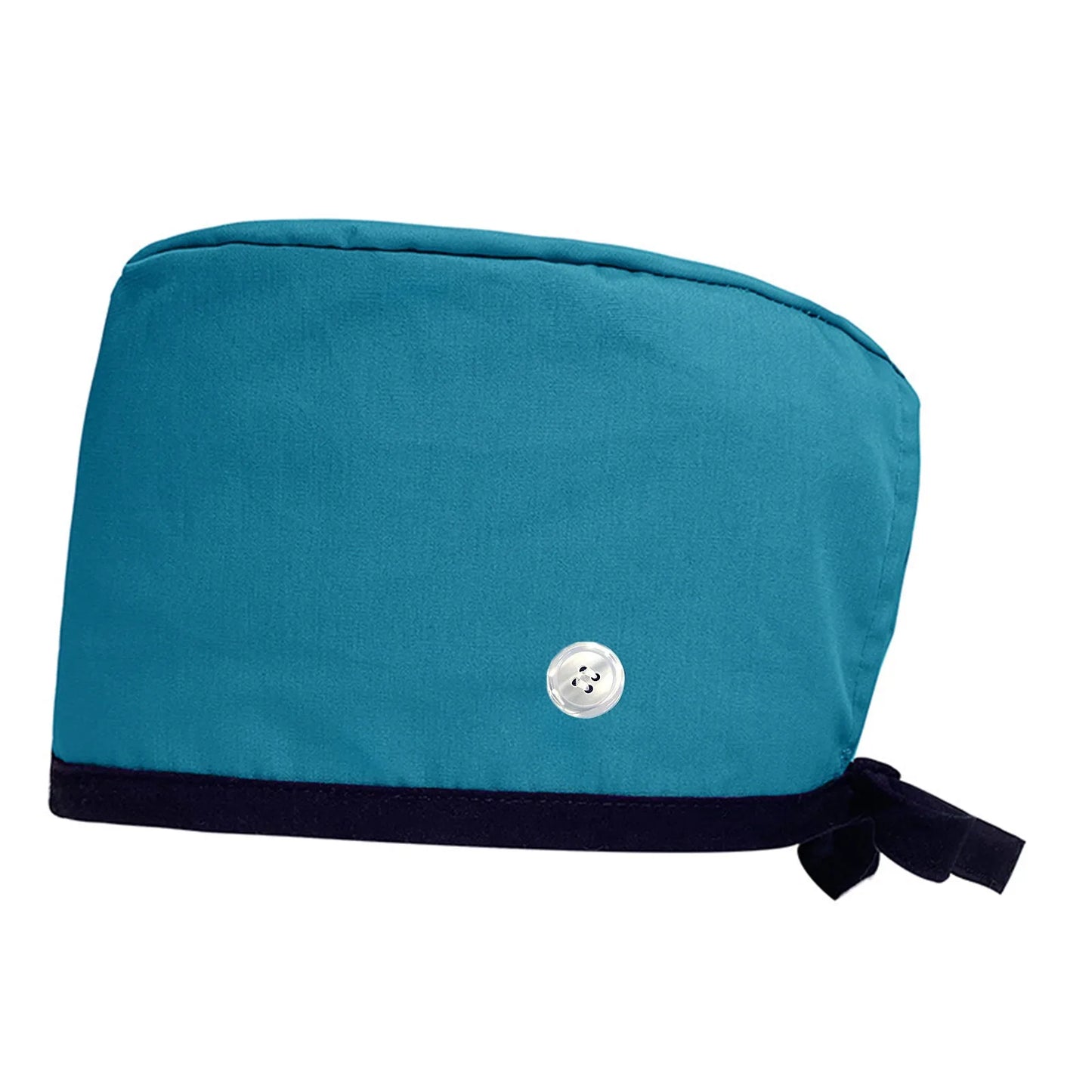 Solid Color Scrub Caps Button Hat Headwear Clinic Nursing Caps Doctors Nurse Healthcare Working Hat Nursing Caps